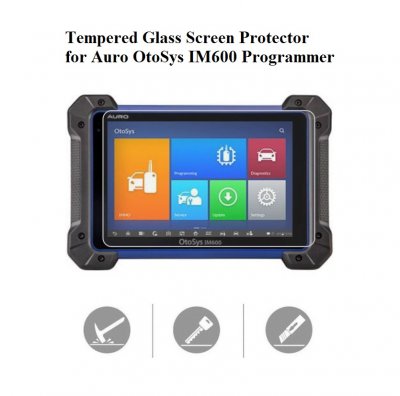 Tempered Glass Screen Protector for Auro OtoSys IM600 Programmer